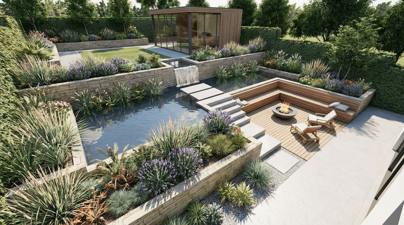 Visualisation 3D d'amenagement de jardin : transformez vos idees en images