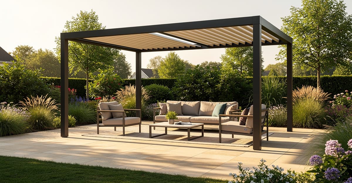 Pergola Jardin 2026 : Aluminium, Bois ou Bioclimatique — Comparatif, Prix et Réglementation